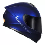 Capacete Race Tech Hit Monocolor - Azul