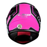 Capacete LS2 FF353 Rapid Doom - Preto Fosco Rosa