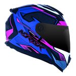 Capacete Norisk FF802 Razor Speedmax - Preto Roxo