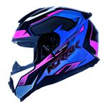 Capacete Norisk FF802 Razor Speedmax - Preto Roxo