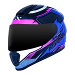 Capacete Norisk FF802 Razor Speedmax - Preto Roxo