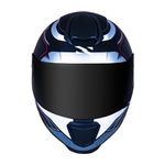 Capacete Norisk FF802 Razor Sharp - Preto Vermelho