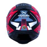 Capacete Norisk FF802 Razor Sharp - Preto Vermelho