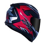 Capacete Norisk FF802 Razor Sharp - Preto Vermelho
