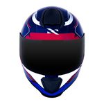 Capacete Norisk FF802 Razor Speedmax - Azul Branco Vermelho