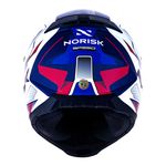 Capacete Norisk FF802 Razor Speedmax - Azul Branco Vermelho