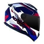 Capacete Norisk FF802 Razor Speedmax - Azul Branco Vermelho