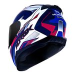 Capacete Norisk FF802 Razor Speedmax - Azul Branco Vermelho