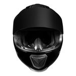 Capacete Norisk Ff802 Razor Black Edition - Preto Brilhante