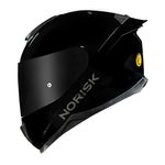 Capacete Norisk Ff802 Razor Black Edition - Preto Brilhante