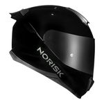 Capacete Norisk Ff802 Razor Black Edition - Preto Brilhante
