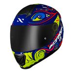 Capacete Norisk FF802 Razor Circus - Azul Amarelo