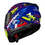 Capacete Norisk FF802 Razor Circus - Azul Amarelo