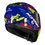 Capacete Norisk FF802 Razor Circus - Azul Amarelo