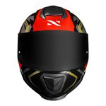 Capacete Norisk FF802 Razor Godspeed - Vermelho Dourado