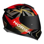 Capacete Norisk FF802 Razor Godspeed - Vermelho Dourado