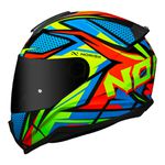 Capacete Norisk FF802 Razor Sharp - Preto Amarelo Laranja