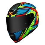 Capacete Norisk FF802 Razor Sharp - Preto Amarelo Laranja