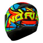 Capacete Norisk FF802 Razor Sharp - Preto Amarelo Laranja