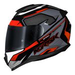 Capacete Norisk FF802 Razor Speedmax - Cinza Laranja
