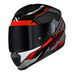 Capacete Norisk FF802 Razor Speedmax - Cinza Laranja
