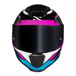 Capacete Norisk FF802 Razor Speedmax - Branco Rosa Azul