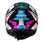 Capacete Norisk FF802 Razor Speedmax - Branco Rosa Azul