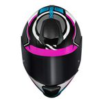 Capacete Norisk FF802 Razor Speedmax - Branco Rosa Azul