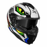 Capacete Norisk Strada II Reptel - Vermelho/Azul