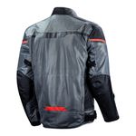 Jaqueta Ls2 Riva - Preto Cinza Vermelho