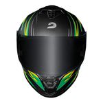 Capacete Race Tech Hit Fuzzy - Preto/Amarelo