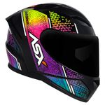 Capacete Asx City Storm - Preto/Colors 