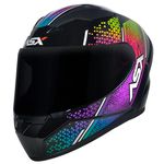 Capacete Asx City Storm - Preto/Colors 