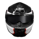 Capacete LS2 Articulado FF902 Scope Arch - Branco Vermelho