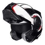 Capacete LS2 Articulado FF902 Scope Arch - Branco Vermelho
