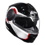Capacete LS2 Articulado FF902 Scope Arch - Branco Vermelho