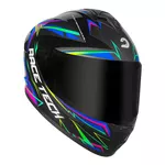 Capacete Race Tech Hit Spark - Preto/Cinza