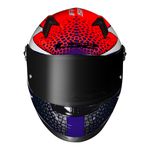 Capacete Ls2 Ff358 Speedy - Branco Roxo Laranja