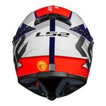 Capacete Ls2 Ff358 Speedy - Branco Roxo Laranja