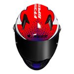 Capacete Ls2 Ff358 Speedy - Branco Roxo Laranja