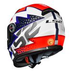 Capacete Ls2 Ff358 Speedy - Branco Roxo Laranja