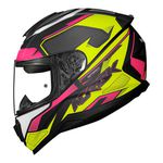 Capacete Norisk FF802 Razor Speedmax - Preto Amarelo Rosa