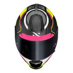 Capacete Norisk FF802 Razor Speedmax - Preto Amarelo Rosa