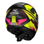 Capacete Norisk FF802 Razor Speedmax - Preto Amarelo Rosa