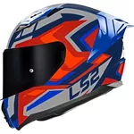 Capacete Ls2 Ff810 Vigo Spinn - Cinza Fosco/Azul