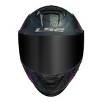 Capacete LS2 FF800 Storm Burst - Preto Fosco Rosa Roxo