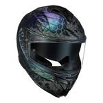 Capacete Norisk Strada 2 Cobra - Azul Camaleao (Viseira Solar)