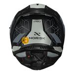 Capacete Norisk Strada 2 Evoque - Preto Fosco Cinza (Viseira Solar)