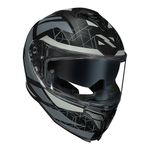 Capacete Norisk Strada 2 Evoque - Preto Fosco Cinza (Viseira Solar)