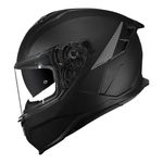 Capacete Norisk Strada 2 Monocolor - Preto Fosco (Viseira Solar)